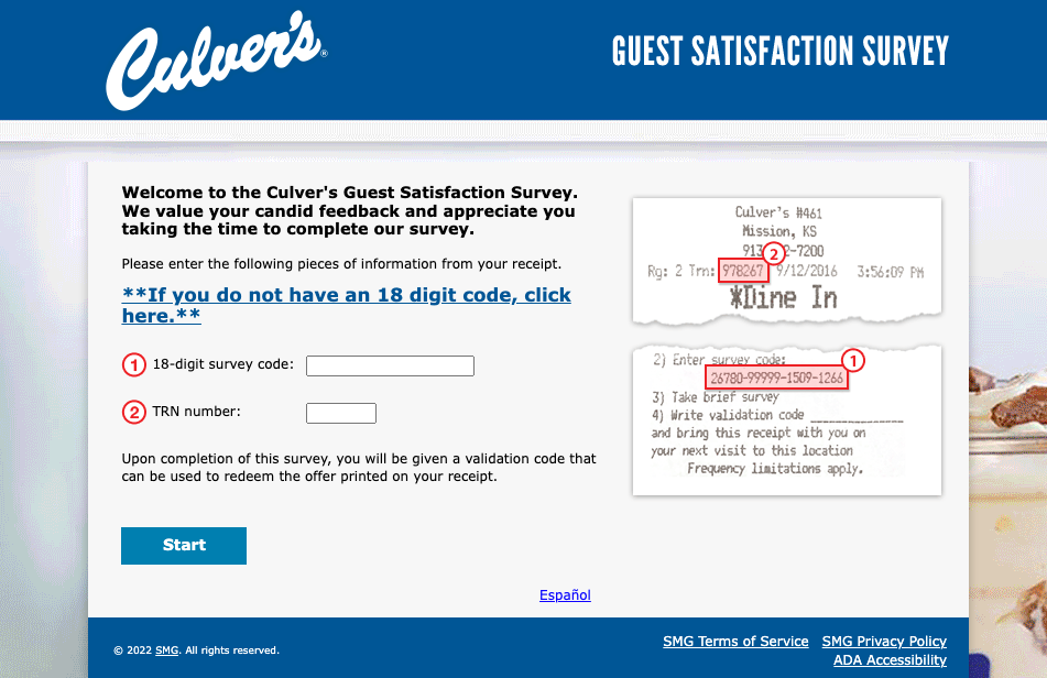 culvers survey